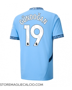 Manchester City Ilkay Gundogan #19 Maglia Gara Casa Repliche 2024-25